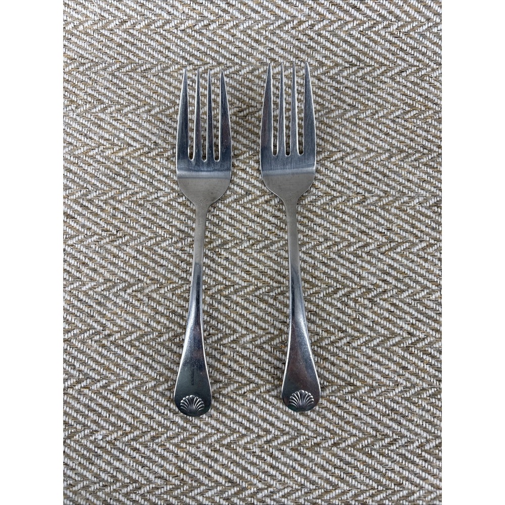 Reed & Barton Seychilles Seashell 2 Salad Forks